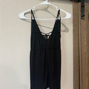 Maurices Black Strappy Jumpsuit